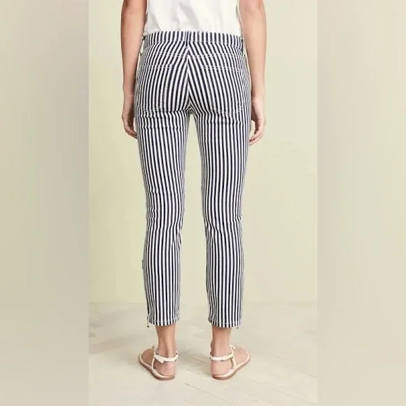 CURRENT/ELLIOTT NWT The Cropped Lexton in Modern Stripe - Picture 8 of 10
